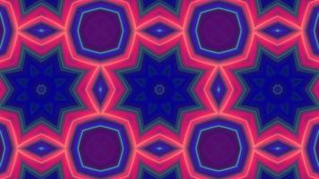Abstract multicolored texture background kaleidoscope video
