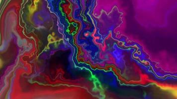 fundo gradiente de néon iridescente abstrato video