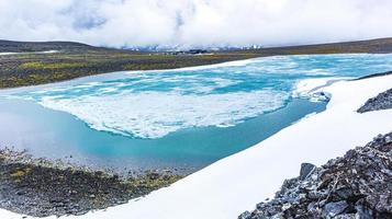 Galdhopiggen in Jotunheimen Lom largest highest mountain in Norway Scandinavia photo