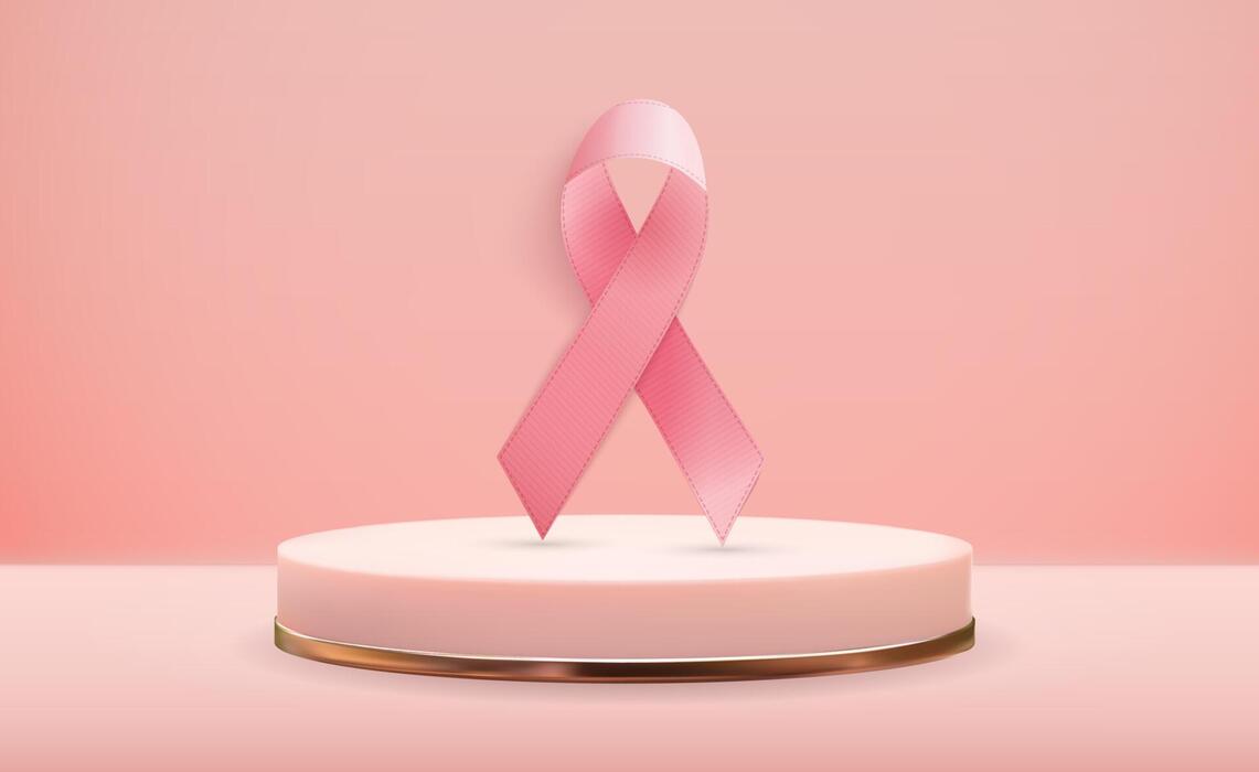 Breast Cancer Ribbon Background Vector Art, Icons, and Graphics for