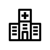 Hospital Medical Icon Line Style vector
