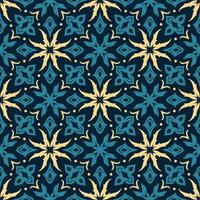 Three colors pattern ornament shape. Simple seamless abstract background vector