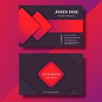 Business card templates. elegant models and very easy fully editable files for your design needs vector