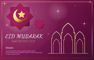 Fondo de eid mubarak. El archivo se puede editar para sus necesidades de diseño. vector