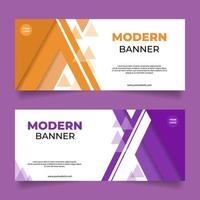 abstract banner design web template, horizontal header web banner. Social Media Cover advertising banner, flyer, invitation card vector