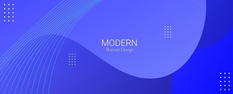 Abstract geometric modern blue decorative colorful design banner pattern background