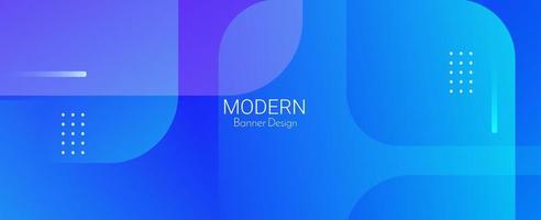 Abstract geometric smooth stylish blue colorful modern pattern background vector