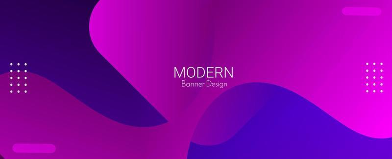 Abstract geometric purple modern stylish smooth dark banner background vector