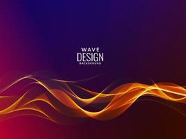 Abstract background modern elegant colorful wave background vector