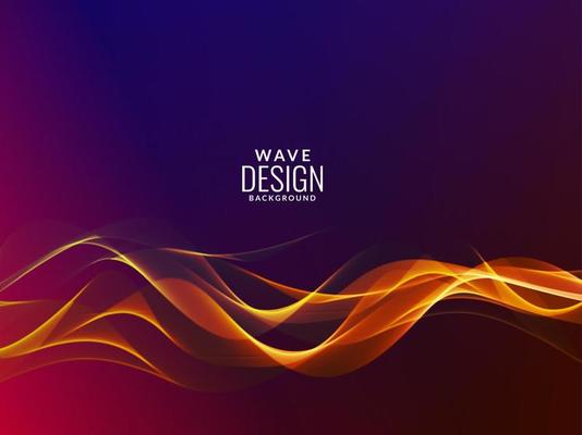 Abstract background modern elegant colorful wave background
