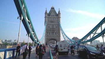 Tower Bridge in London, England video