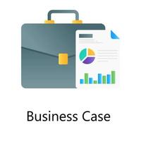 Portfolio Business Case vector