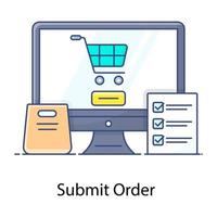 Submit Order and  confirmation vector