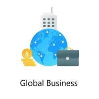 International  Global Business vector