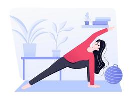 Extend Side Exercise vector