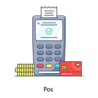 Pos and Cash Till vector