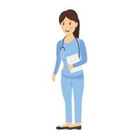 Nurse and Medical staff vector