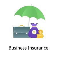 Financial  Business Insurance vector