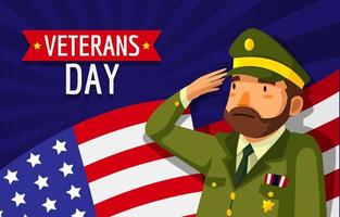 Happy Veterans Day vector