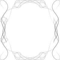 ornamental brochure template for design isolated on a white background vector
