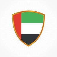 United Arab Emirates or UAE Flag Vector Design