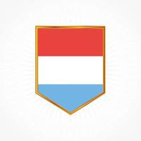 Luxembourg Flag PNG free vector