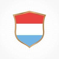 Luxembourg Flag PNG free vector