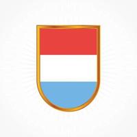 Luxembourg Flag PNG free vector