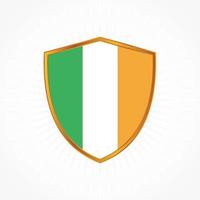 diseño de vector de bandera de irlanda