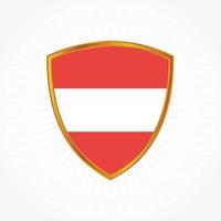 diseño de vector de bandera de austria