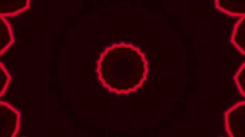 Fondo dinámico de brillo colorido. Imágenes de caleidoscopio de 4 k. video