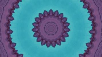 Circular abstract background. Kaleidoscope texture, symmetric effect. video