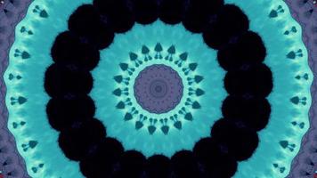 kreisförmigen abstrakten Hintergrund. Kaleidoskopbeschaffenheit, symmetrischer Effekt. video
