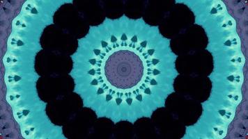 Circular abstract background. Kaleidoscope texture, symmetric effect. video