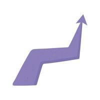 grow chart arrow vector