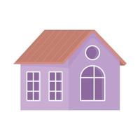 house exterior cartoon vector