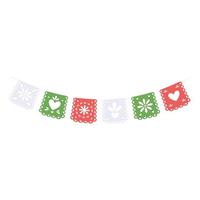 decoration festive garland vector