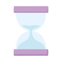 icono de tiempo de reloj de arena vector