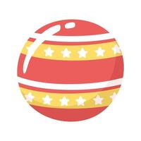 glossy ball toy vector