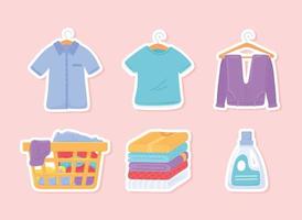 laundry cloth hanging vector