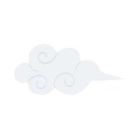 oriental cloud decoration vector