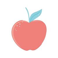 apple fruit icon vector