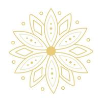 mandala flower ornament vector