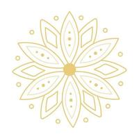 mandala flower ornament vector