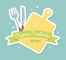 organic products food vector