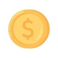 dollar coin money vector