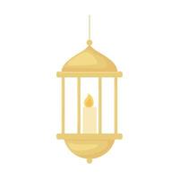 lantern and candle vector