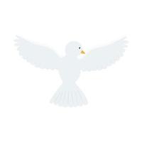 dove open wings vector