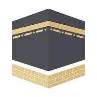 mecca temple muslim vector