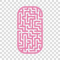 Maze. Game for kids. Funny labyrinth. Activity page. Puzzle for children. Riddle for preschool. Color vector illustration.